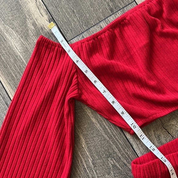 Sabo Skirt Scarlet Ribbed Lounge Set - Picture 13 of 16